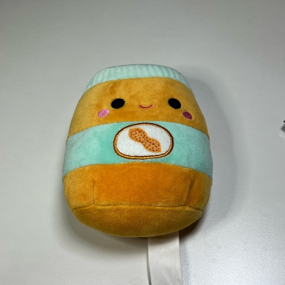 Squishmallow ANTOINE Peanut Butter Jar 5”